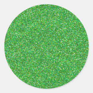 Groene lust. ronde sticker