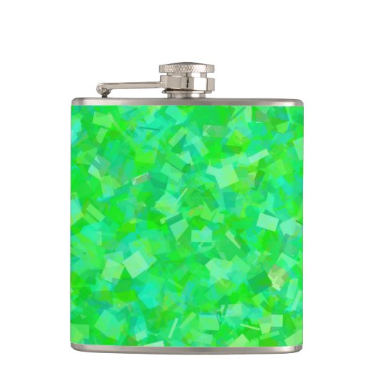 Groene maatkolf heupfles (Voorkant)