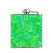 Groene maatkolf heupfles (Achterkant)