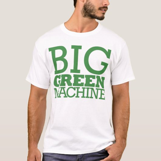 Groene machine - groen t-shirt (Voorkant)