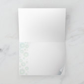 Groene Madeliefjes Dank U Kaart (Binnen)