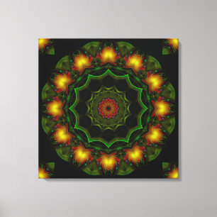 Groene Magic Wrapped Canvas Afdruk