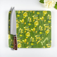 Groene Magnolia Bloemen gepersonaliseerd