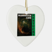 Groene mammothave Kentucky Keramisch Ornament (Rechts)