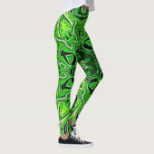 Groene Mandala Pattern-Leggings Leggings (Rechts)