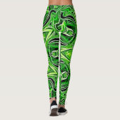 Groene Mandala Pattern-Leggings Leggings (Achterkant)