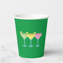 Groene Margarita glazen Party Cups