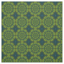 Groene marineblauwmatige etnische textielstam