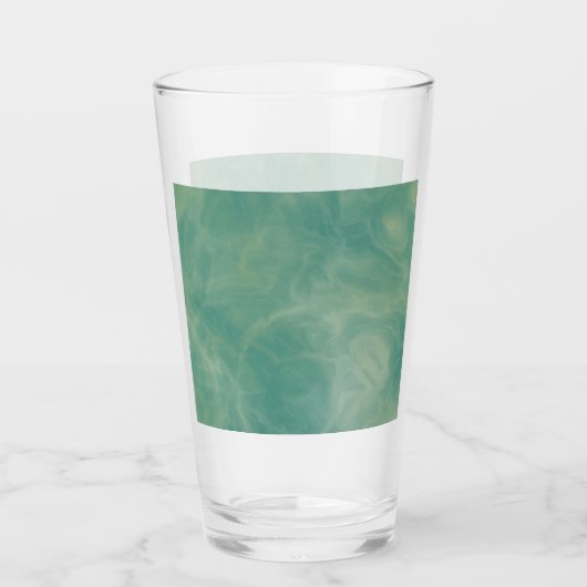 groene marmer abstract glas (Voorkant)