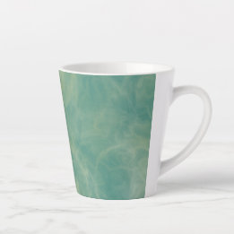 groene marmer abstract latte mok