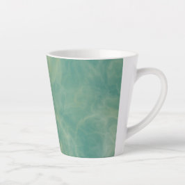 groene marmer abstract latte mok