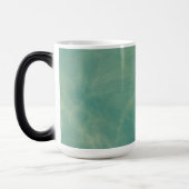 groene marmer abstract magische mok (Links)