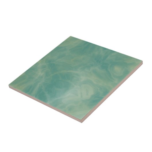 groene marmer abstract tegeltje (Zijkant)