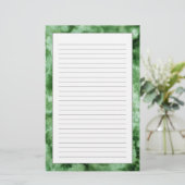 Groene marmertextuur briefpapier (Staand voorkant)