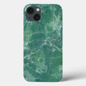 Groene marmertextuur Case-Mate iPhone case (Achterkant)