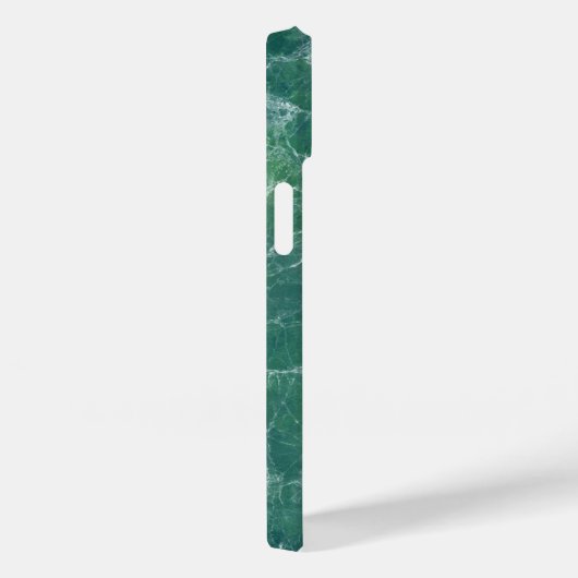 Groene marmertextuur Case-Mate iPhone case (Achterkant / Rechts)
