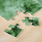 Groene marmertextuur legpuzzel (Zijkant)