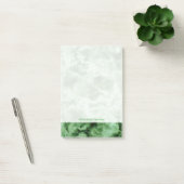 Groene marmertextuur post-it® notes (Kantoor)