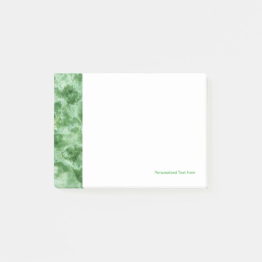 Groene marmertextuur post-it® notes (Voorkant)