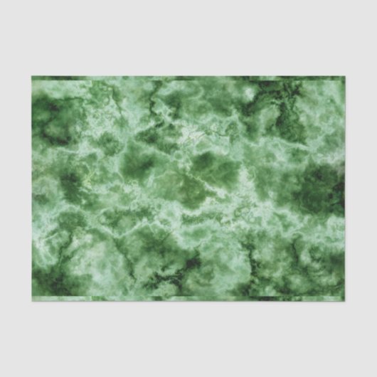 Groene marmertextuur tissuepapier (Voorkant)