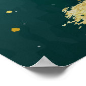 Groene Marokkaanse lantaarns, gepersonaliseerd Meh Poster (Hoek)