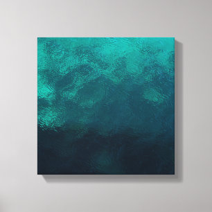 Groene Matglazen Textuur Canvas Afdruk