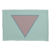 Groene Mauve Pastel Kussensloop Set (Voorkant-Links)