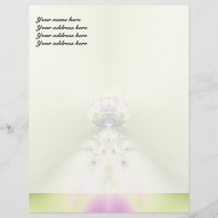 Groene meditatie briefhoofd ontwerp