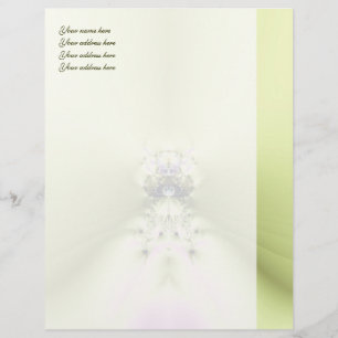 Groene meditatie briefhoofd ontwerp