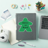 Groene meepel sticker (iPad Cover)