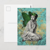  Groene Melk op Aqua Ephemera Briefkaart (Voorkant / Achterkant)