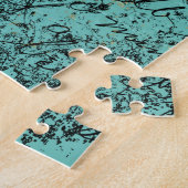 Groene Melk op Aqua Ephemera Legpuzzel (Zijkant)