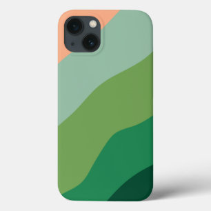 Groene Meloen Kleur Vormgeving Gepersonaliseerd iPhone 13 Hoesje