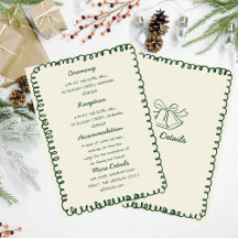 groene met de hand getekende hart Whimsical Huweli