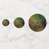 groene Metatron Confetti (Voorkanten)