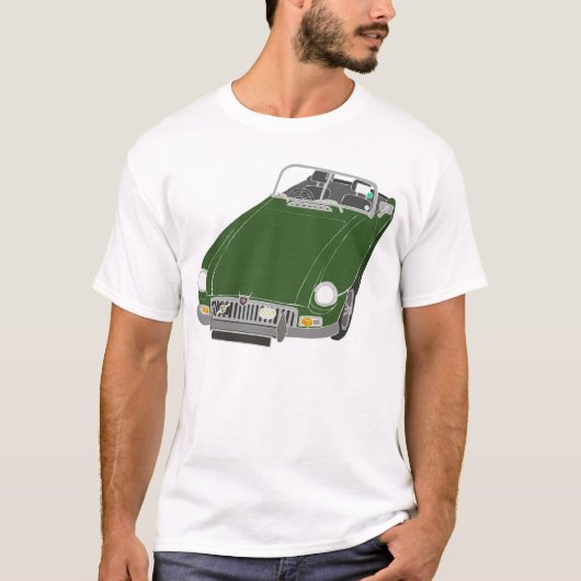 Groene MG T-shirt (Voorkant)