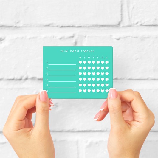 Groene Mini Gewoonte Tracker Plaknotities Post-it® Notes