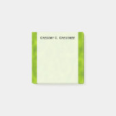Groene mist/Haze/Maagachtig Patroon + Aangepaste n Post-it® Notes (Voorkant)