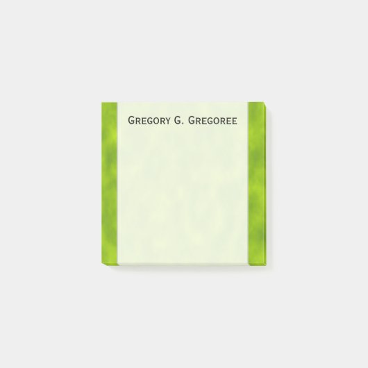 Groene mist/Haze/Maagachtig Patroon + Aangepaste n Post-it® Notes (Voorkant)