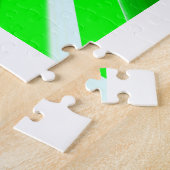 Groene mixkunst legpuzzel (Zijkant)