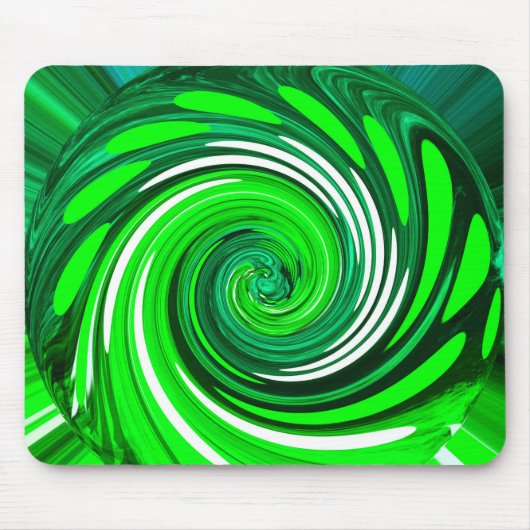 Groene mixkunst muismat (Voorkant)