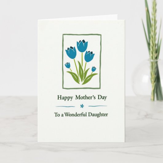 Groene Moederdag kaart (Voorkant)