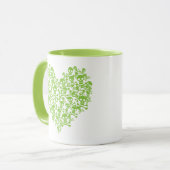 Groene Mok van het schedelhart (Voorkant links)