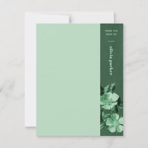 Groene monochromatische Bloemen Bloemen Bloemen St