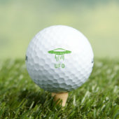 Groene Monogrammed UFO Golfballen (Insitu Shirt)
