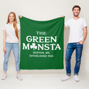 Groene Monsta Boston Green Monstah Honkbal Cadeau  Fleece Deken