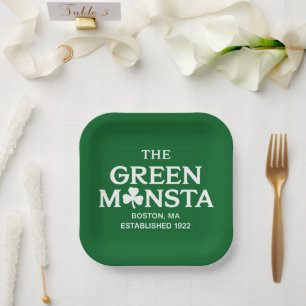 Groene Monsta Boston Green Monstah Honkbal Cadeau Papieren Bordje