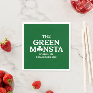 Groene Monsta Boston Green Monstah Honkbal Cadeau Servet
