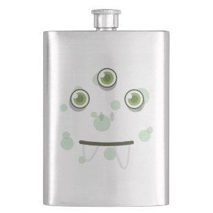 Groene monster Face Flask Flacon