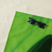 Groene Monster met Big Teeth Strandlaken (In situ)